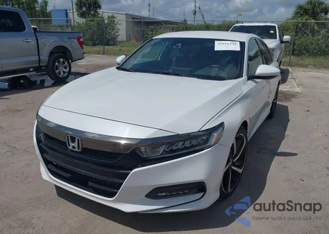 2019 Honda Accord Sport из США, поврежденный, VIN 1HGCV1F30KA086527